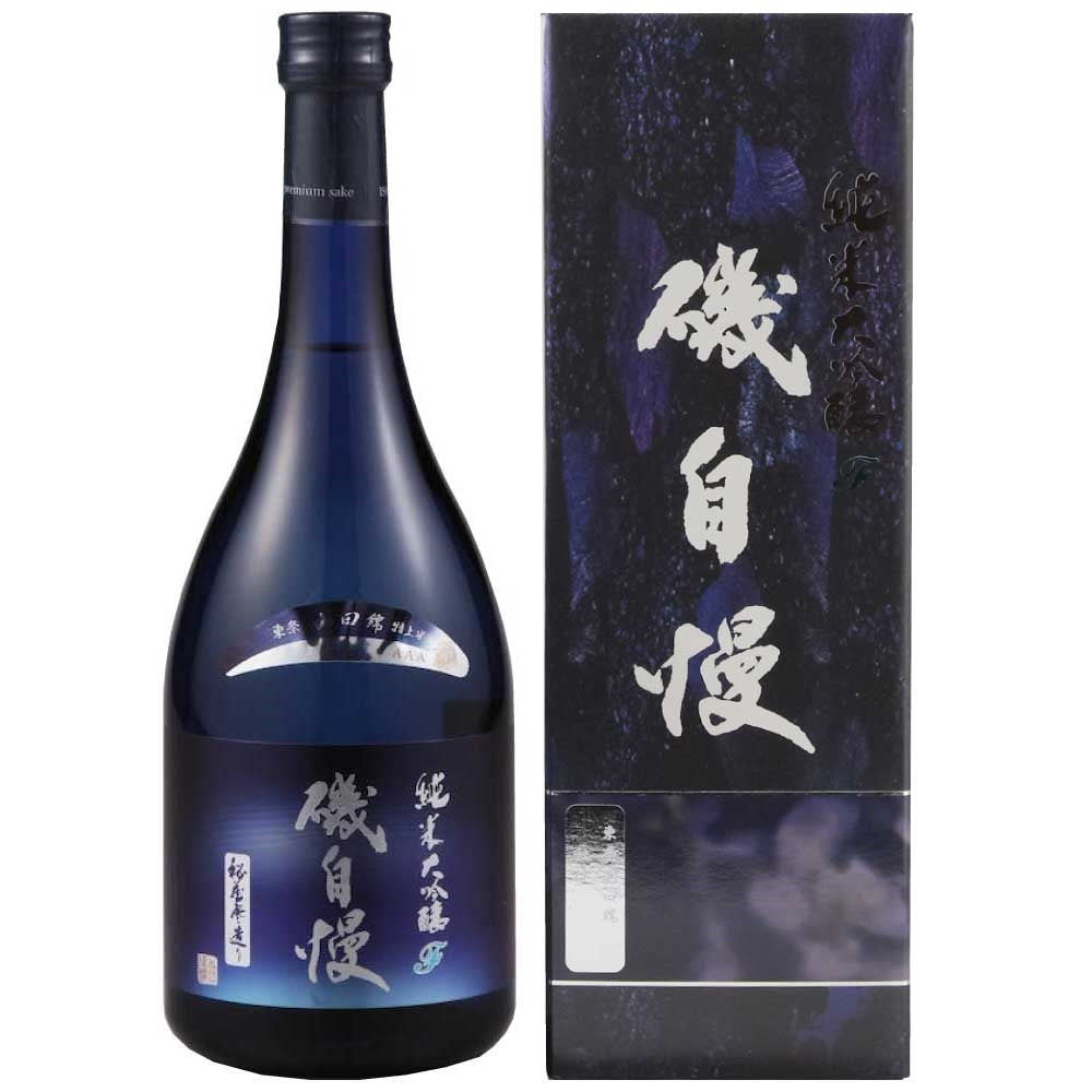 磯自慢 純米大吟醸 ブルーボトル 720ml(箱入り)【要クール便】【お一人様1本限り】
