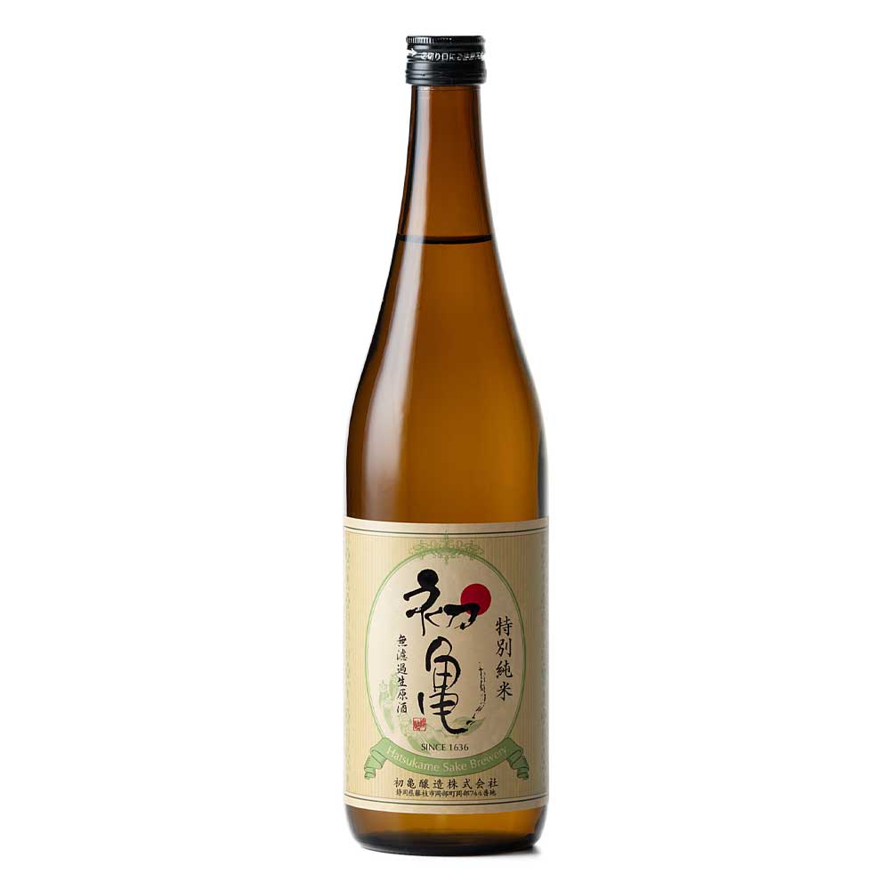 初亀 特別純米 無濾過生原酒 720ml【要クール便】