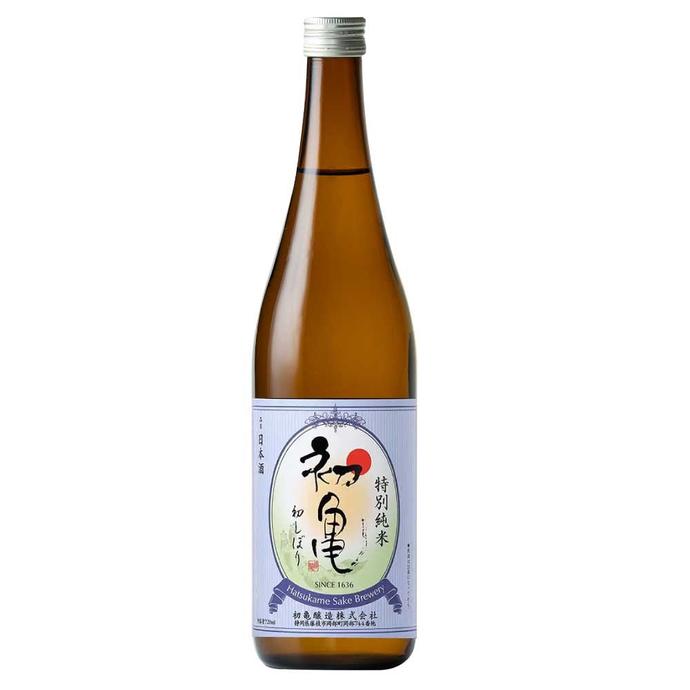 初亀 特別純米 初しぼり 生原酒 720ml【要クール便】