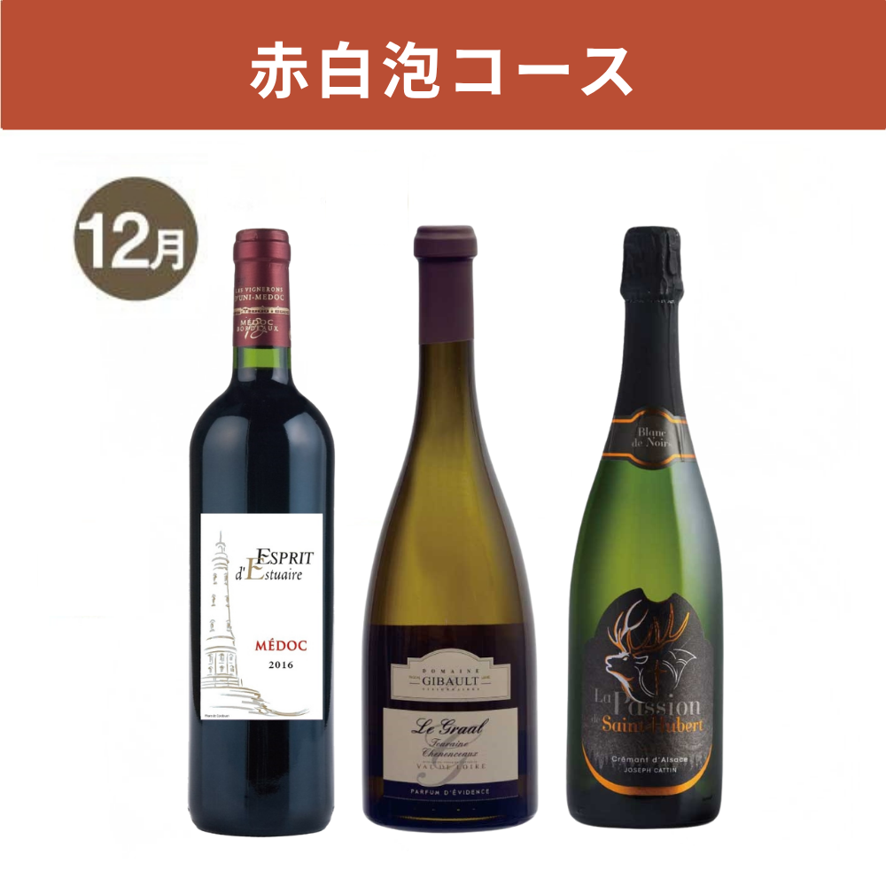 【WEB限定・3か月定期便】赤白泡コース_通常便