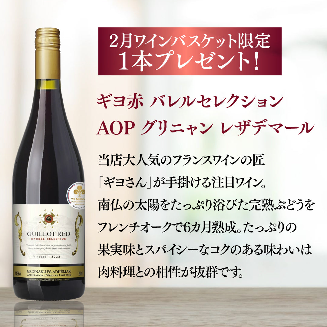 【WEB限定】 2月ワインバスケット うま得エンジョイワイン 10本セット+1本プレゼント