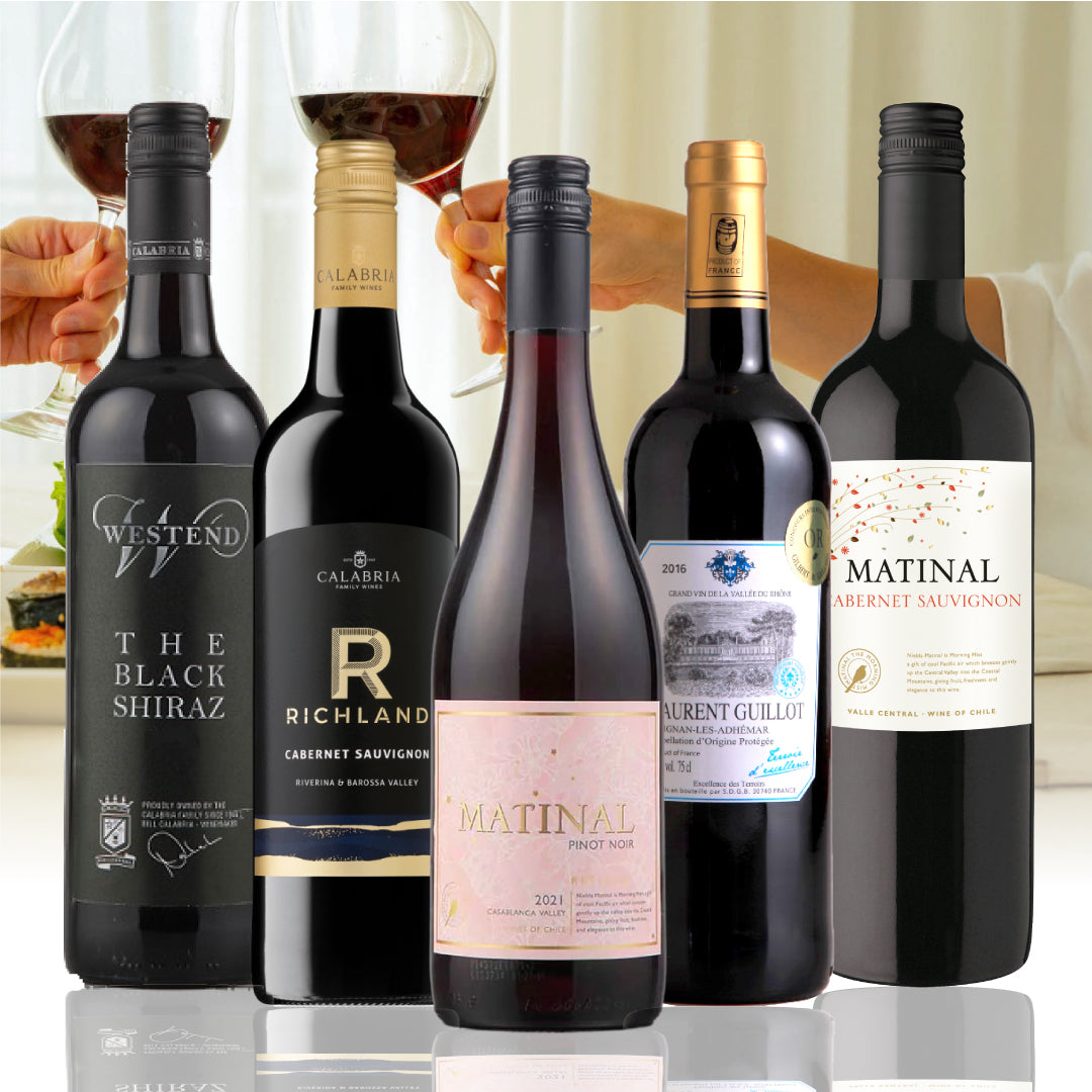 11月ワインバスケット うま得 エンジョイワイン 赤 5本セットB