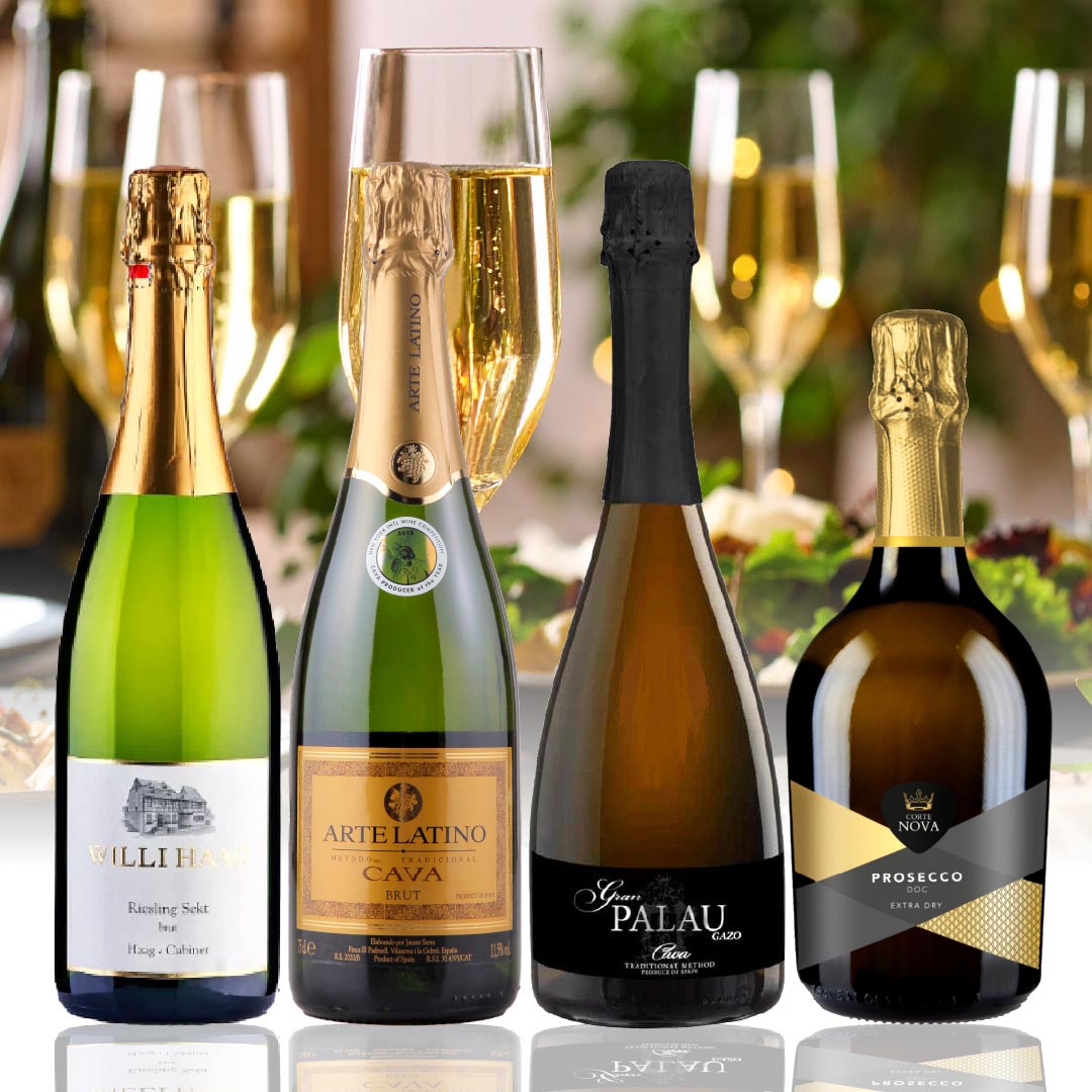 人気蔵直プレミアムワインセット 泡4