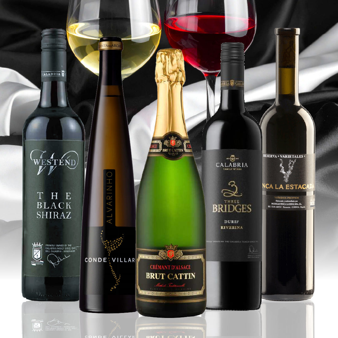 【WEB限定】BLACKなアソートワイン5本セット