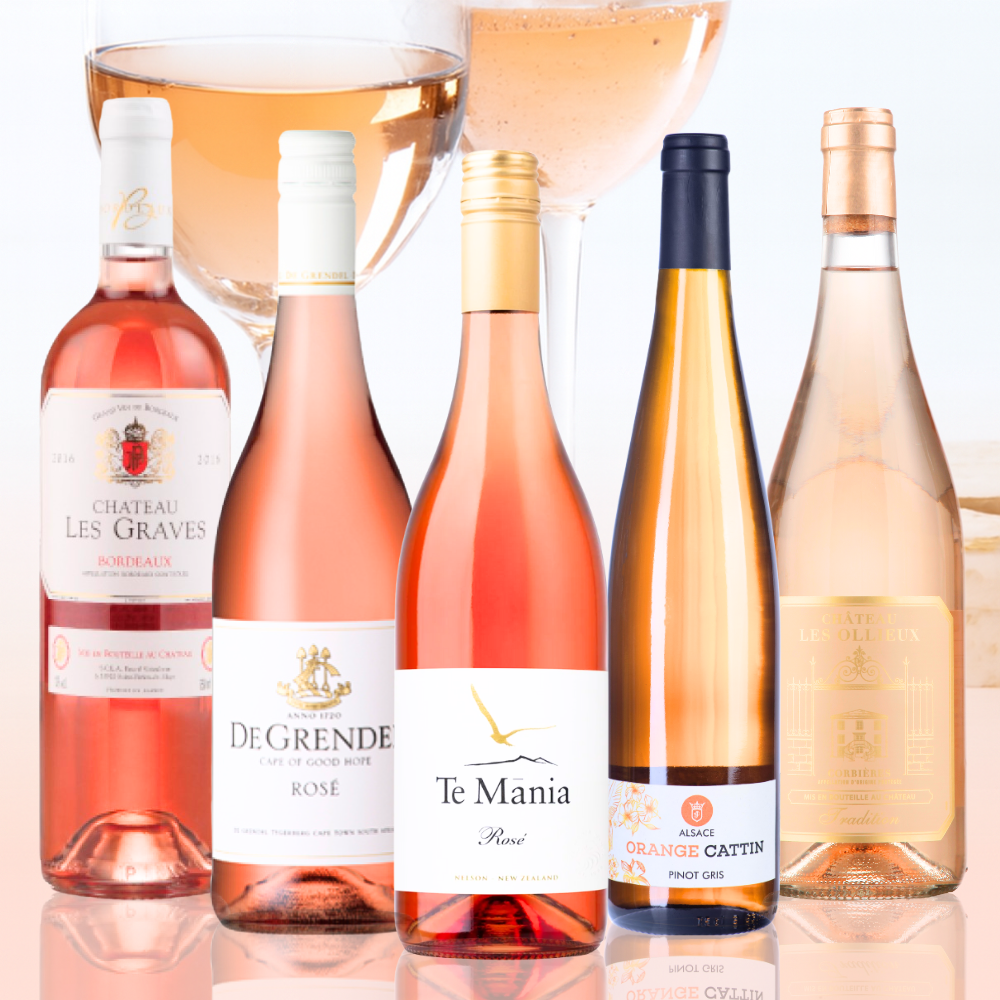 【WEB限定】おすすめロゼ&オレンジ 5本セット 第4弾