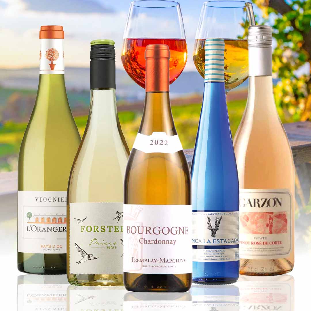 【WEB限定】お花見白ロゼワインセット