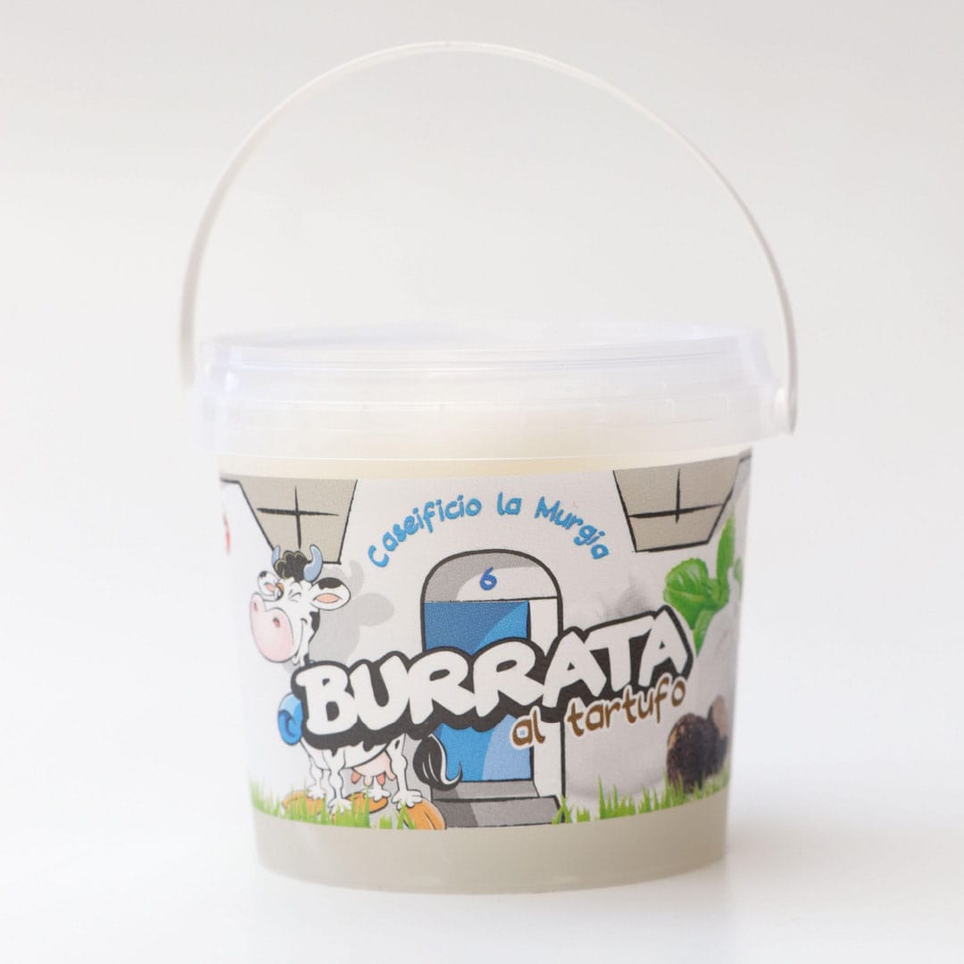 【予約】昔ながらの手作りブッラータ(トリュフ入り)125g【要クール便】【8月25日以降のお届け予定】