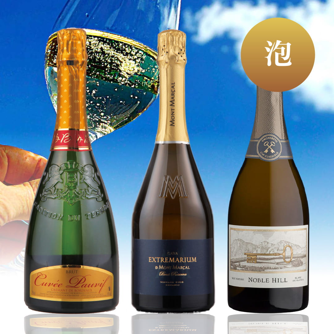 【ご予約】スーパーサマーワインバスケットD 10,000円 泡3本 【2026年6月27日以降お届け予定】