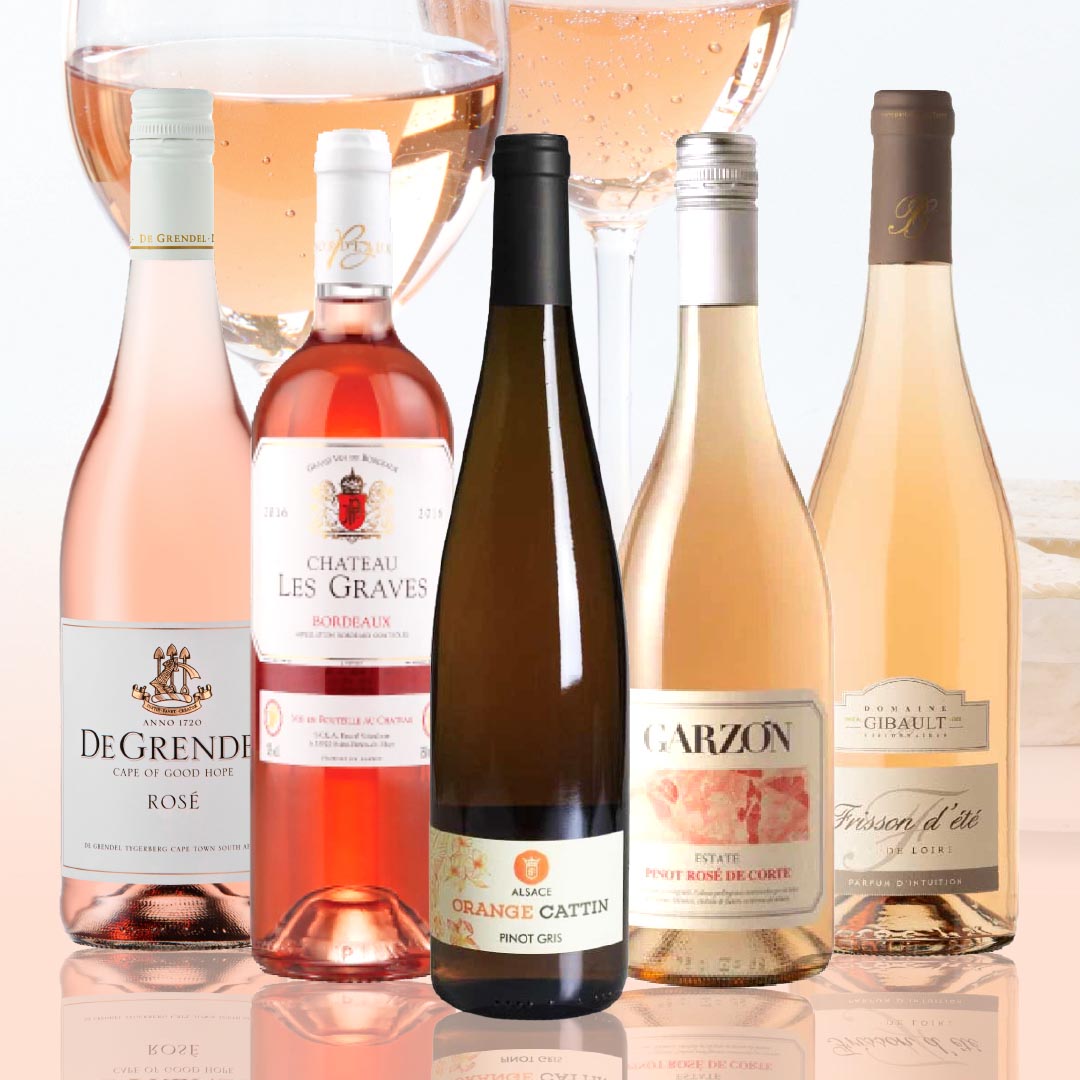 【WEB限定】おすすめロゼ&オレンジ 5本セット 第2弾