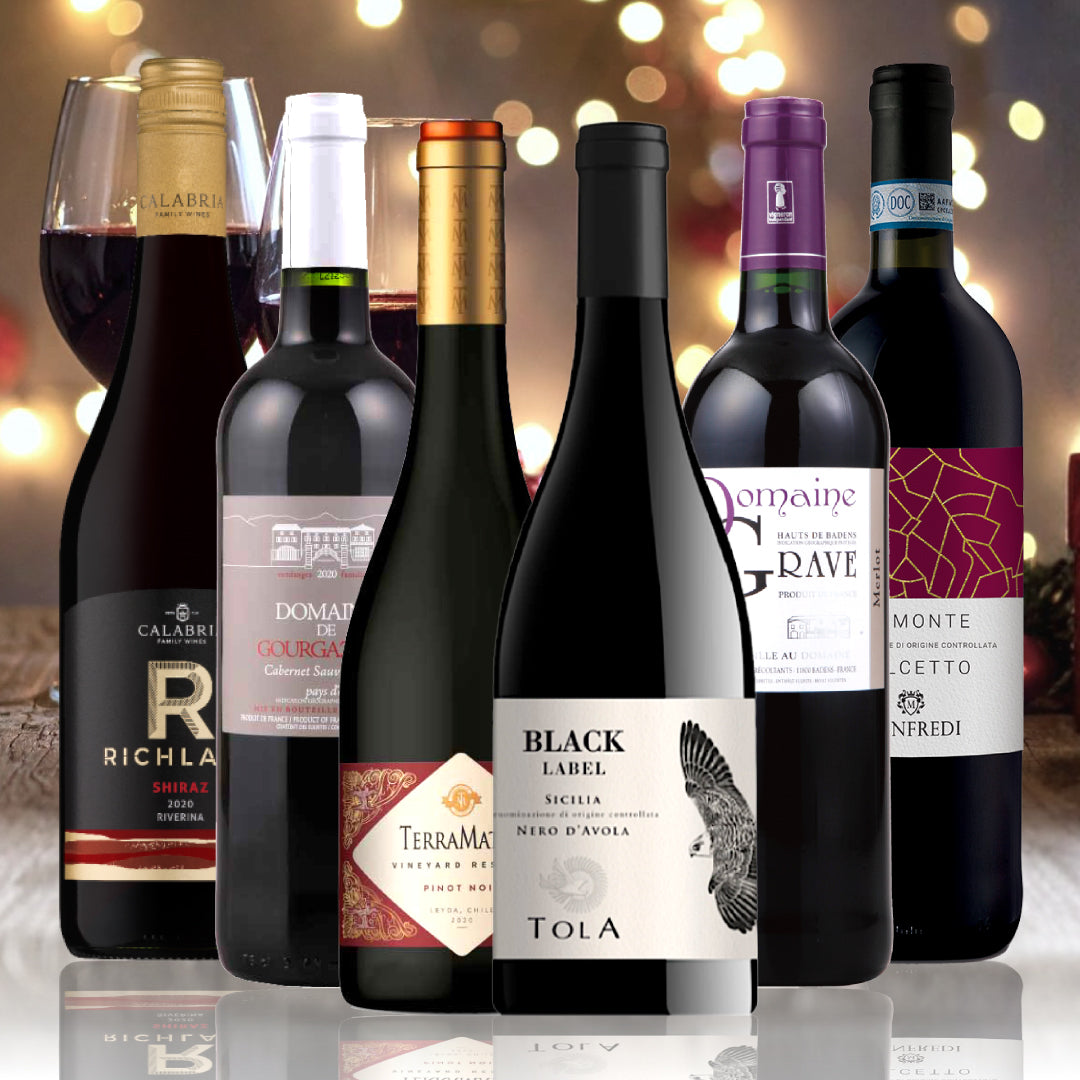 年越しワイン6本セット(赤6本)