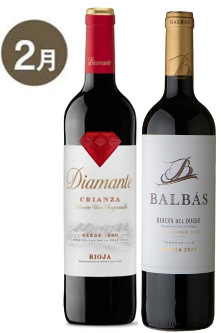 【蔵直Ⓡワイン定期便】２月プレステージ赤赤コース