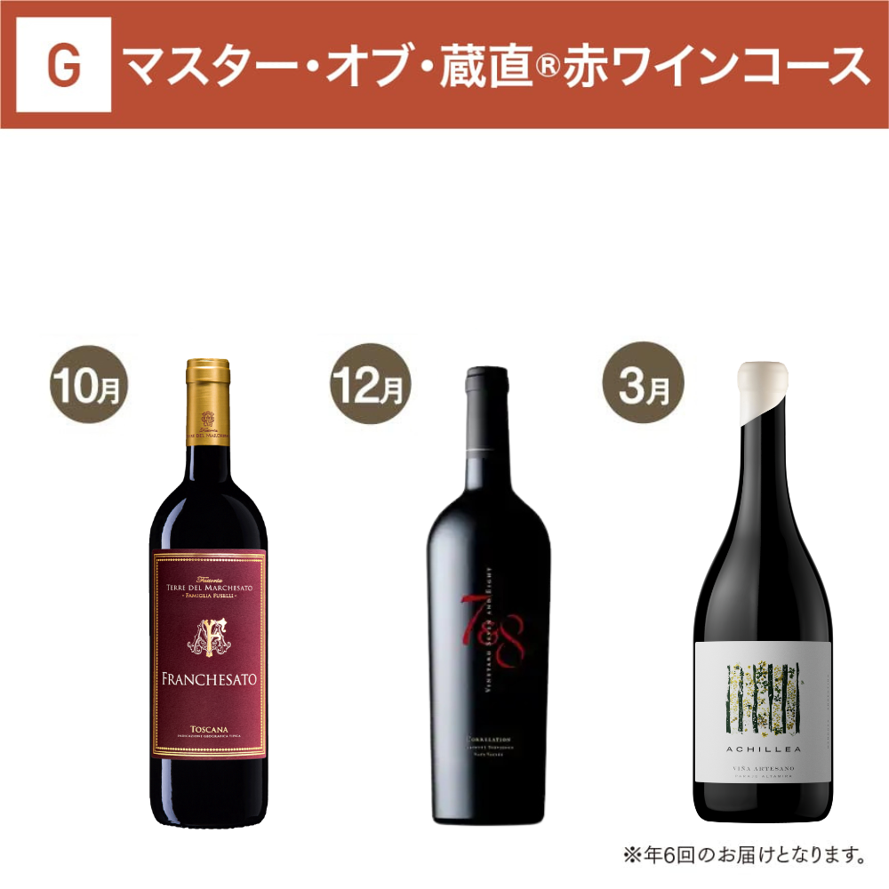 マスター・オブ・蔵直(R)赤ワインコース_夏季のみクール便【蔵直(R)ワイン定期便・毎月払い】