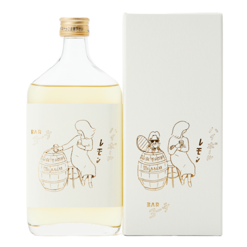 楯の川酒造 BARヨー子 ハイボールレモン 350ml（箱付き）