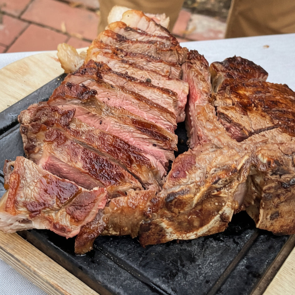 トスカーナの蔵元ディエヴォーレで食べたTボーンステーキ