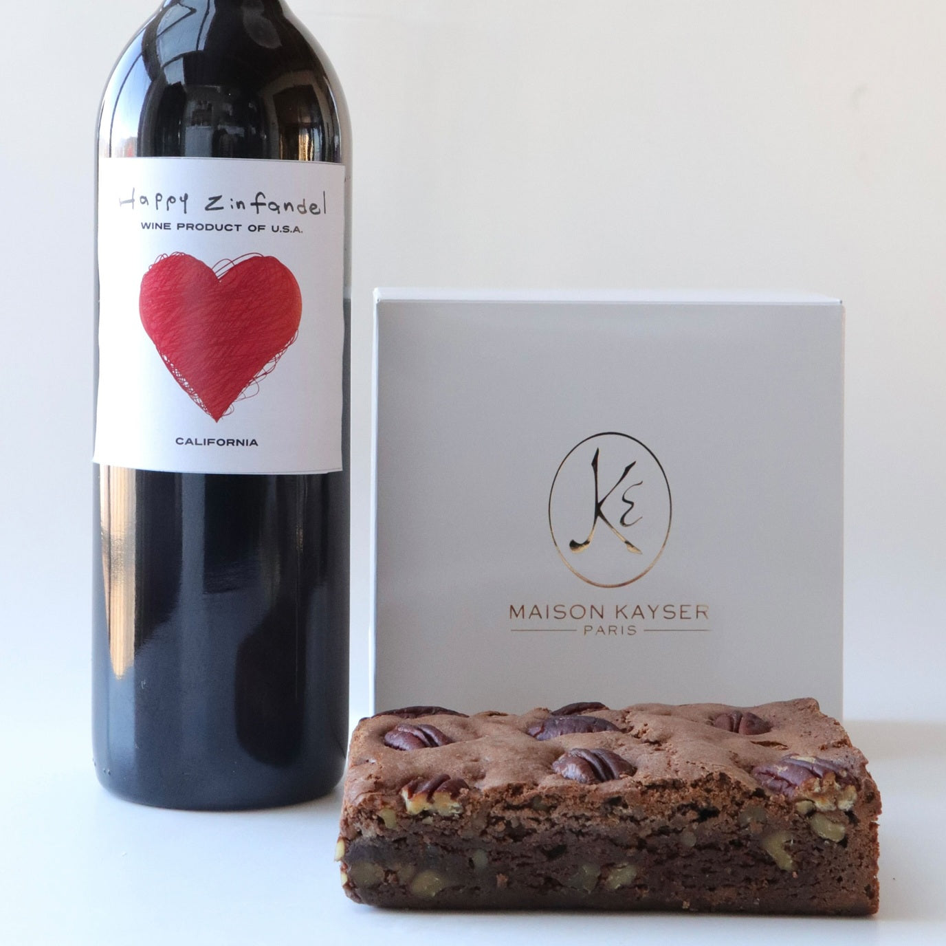 ハートラベル　赤ワイン　バレンタイン　チョコレートに合うワイン　チョコレートと相性抜群ワイン　リオハ　スペイン　ブラウニー