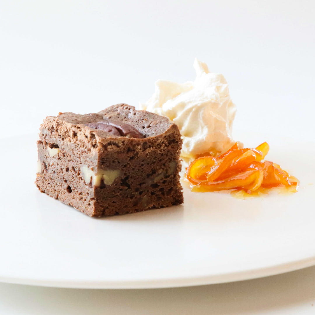 ワイン屋さん」のチョコレートブラウニー (275g)（箱入り）