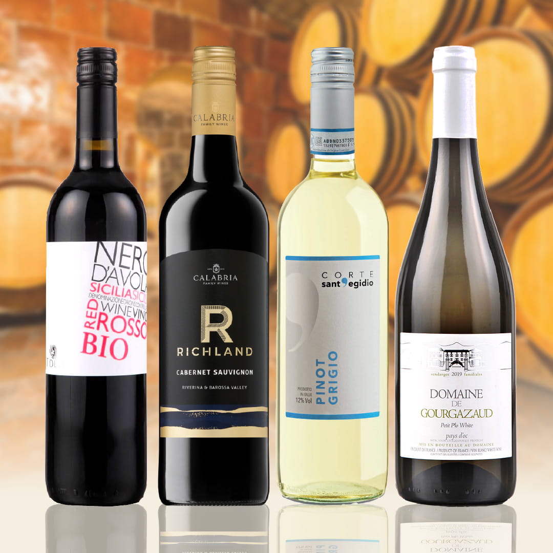 【WEB限定】 冬のセット クリアランス 5,500円 赤2本/白2本