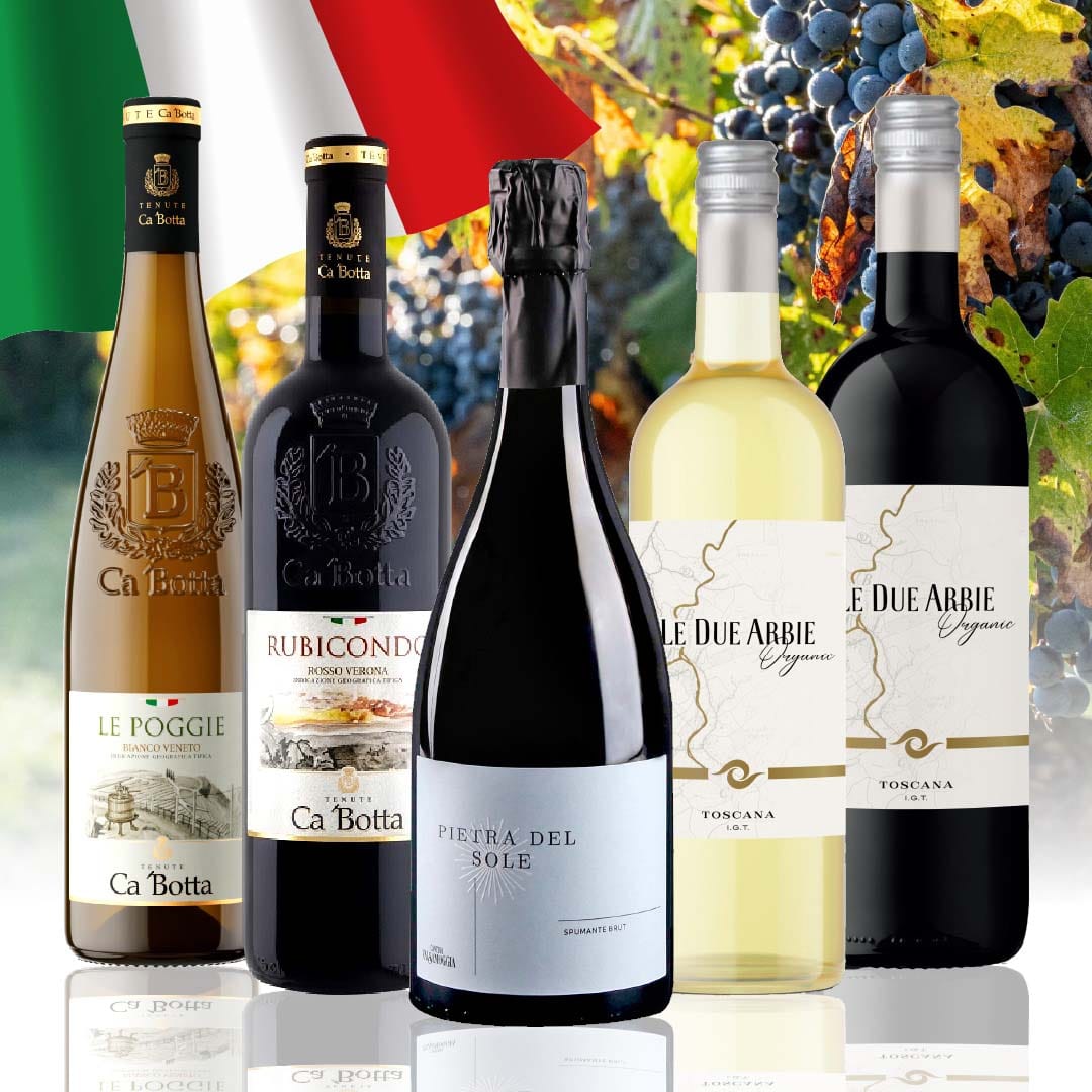 【WEB限定】新買付イタリアワイン5本セット