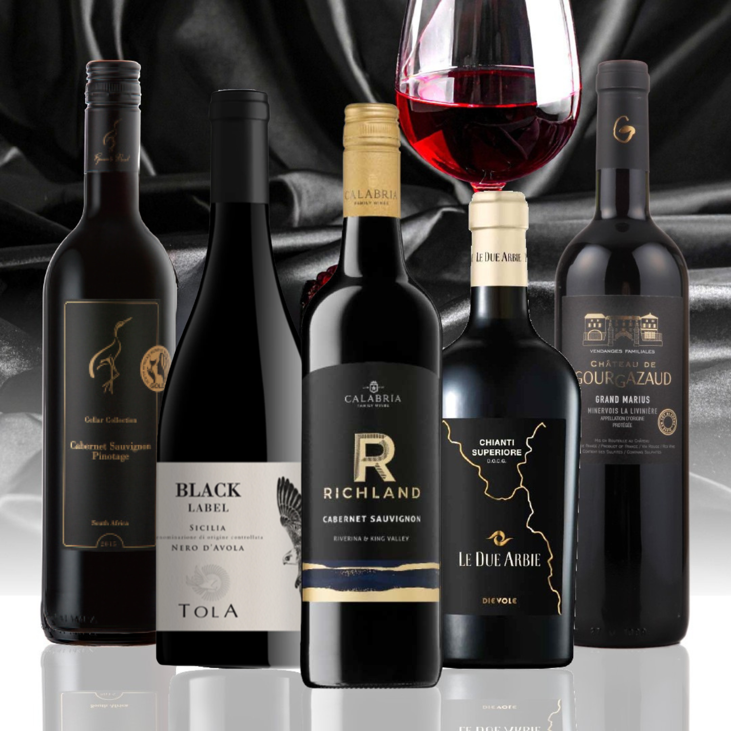 【WEB限定】BLACKな赤ワインセット