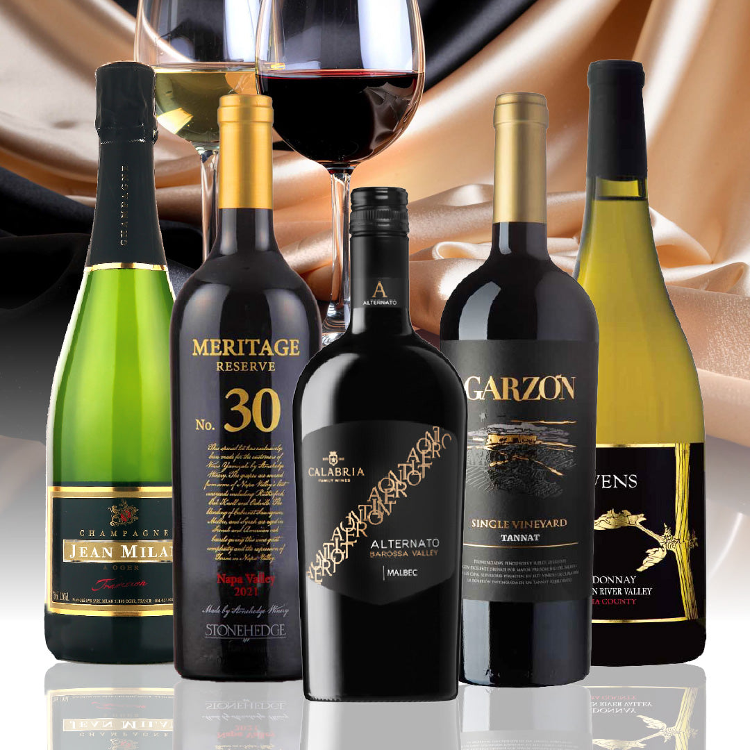 WEB限定】BLACK プレミアムワイン5本セット