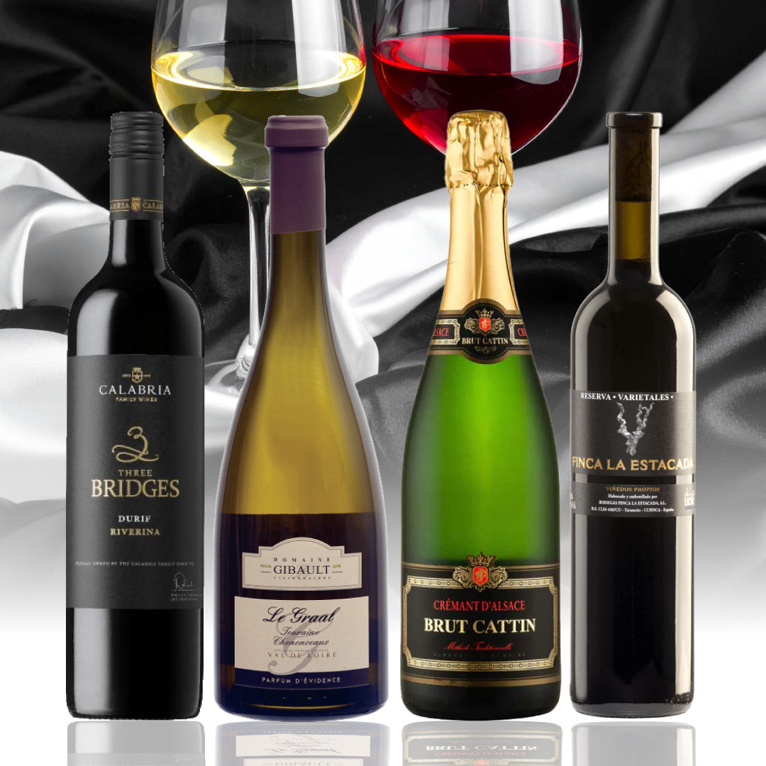 【WEB限定】BLACKなアソートワイン4本セット 第2弾【2025年11月21日以降のお届け】