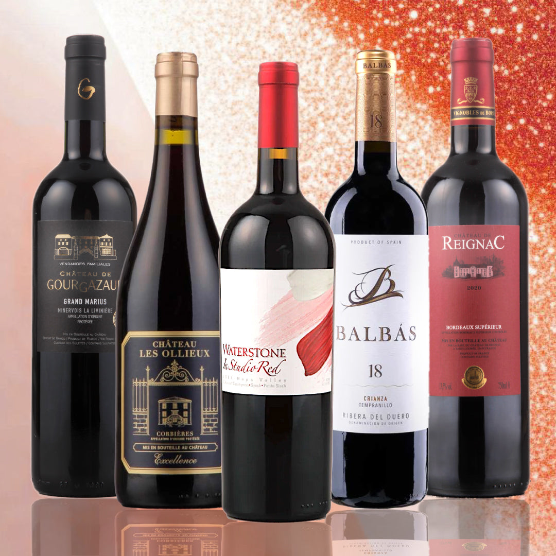 プレミアムクリスマスワインバスケット A 赤・白・泡