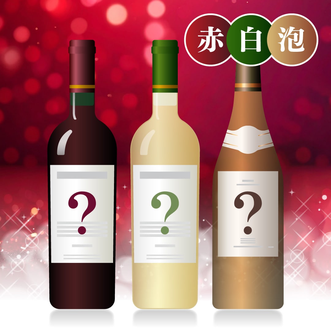 【WEB限定】クリスマスワインバスケット A  赤・白・泡【2025年11月29日以降お届け】