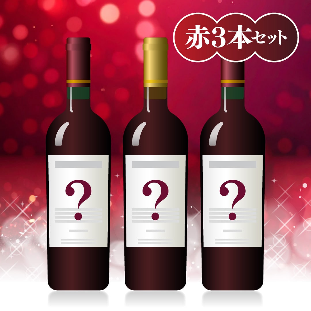 【WEB限定】クリスマスワインバスケット B  赤・赤・赤【2025年11月29日以降お届け予定】