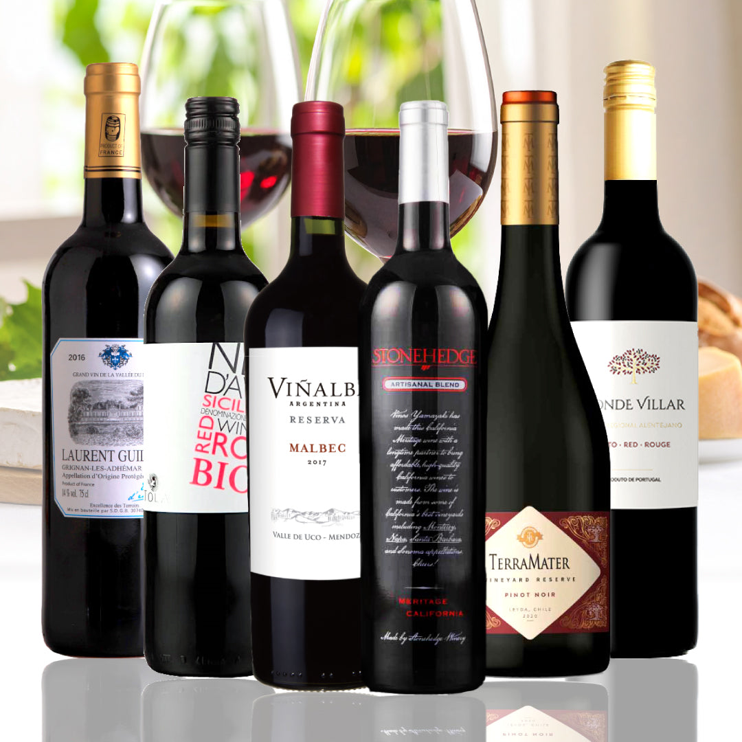 WEB限定】 2026年春のお楽しみBOX 5,500円 赤1本/白1本/泡1本/ロゼ1本