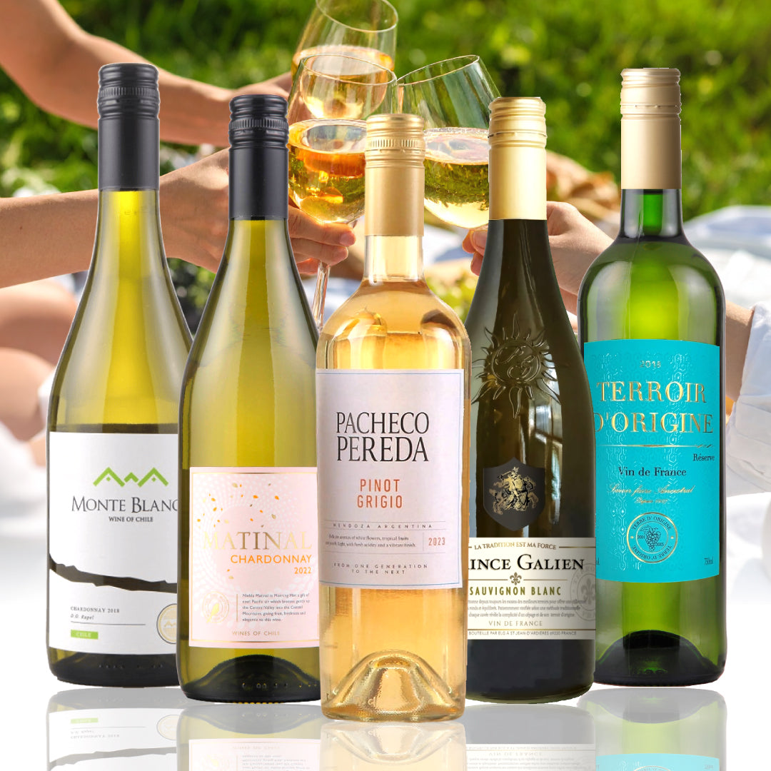 3月ワインバスケット うま得 エンジョイワイン 白 5本セット