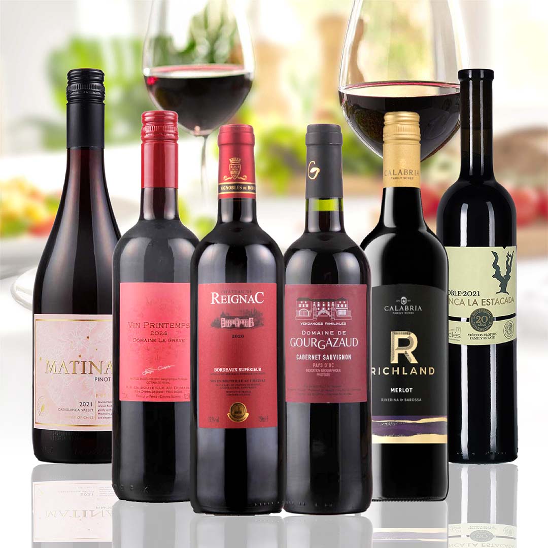 4月プレミアムワインバスケット 赤6本