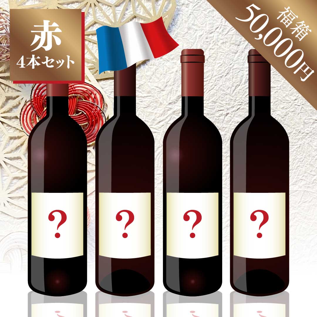 【限定2セット限り】2026年 初売り　秘蔵のプレミアム赤ワイン福箱 50,000円【2026年1月1日以降のお届け】