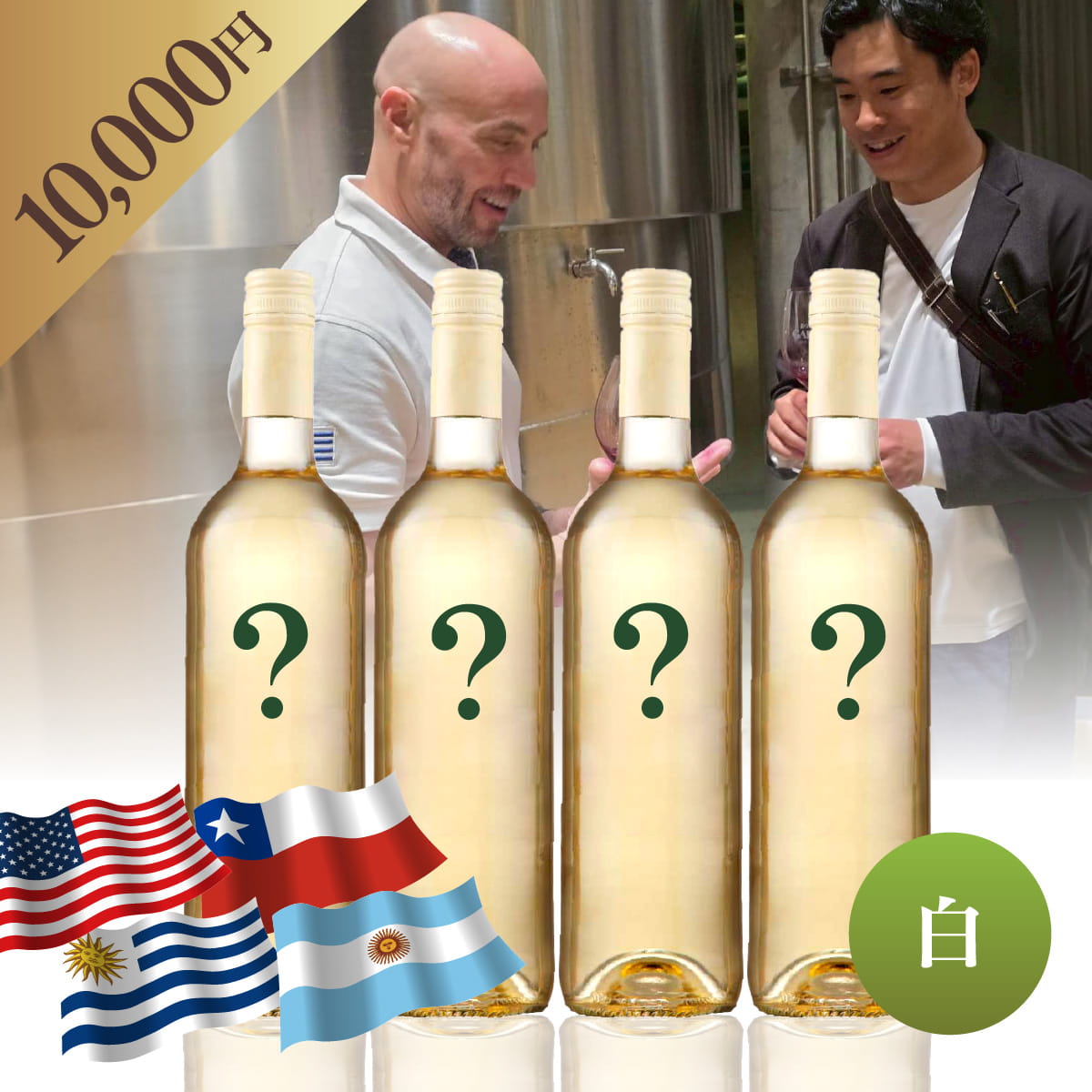 【WEB限定】 北米・南米お楽しみBOX 10,000円 白4本
