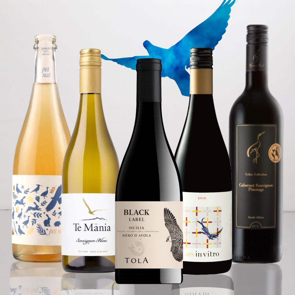 【WEB限定】大空へ羽ばたく「鳥」ラベルセット