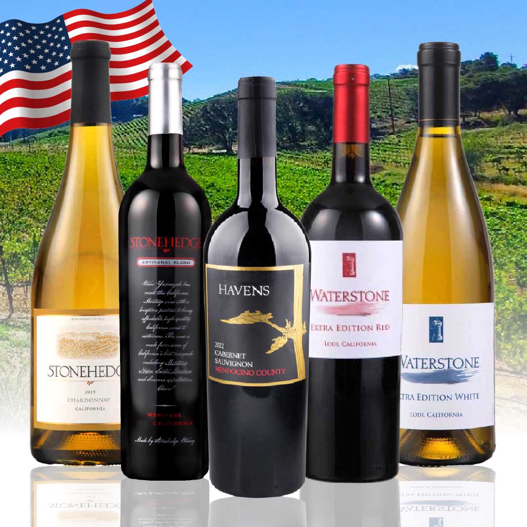 【WEB限定】蔵直(R)カリフォルニアワイン5本セット