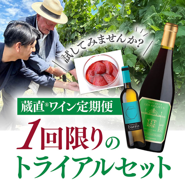 【WEB限定】1回限りの蔵直(R)ワイン定期便 トライアルセット