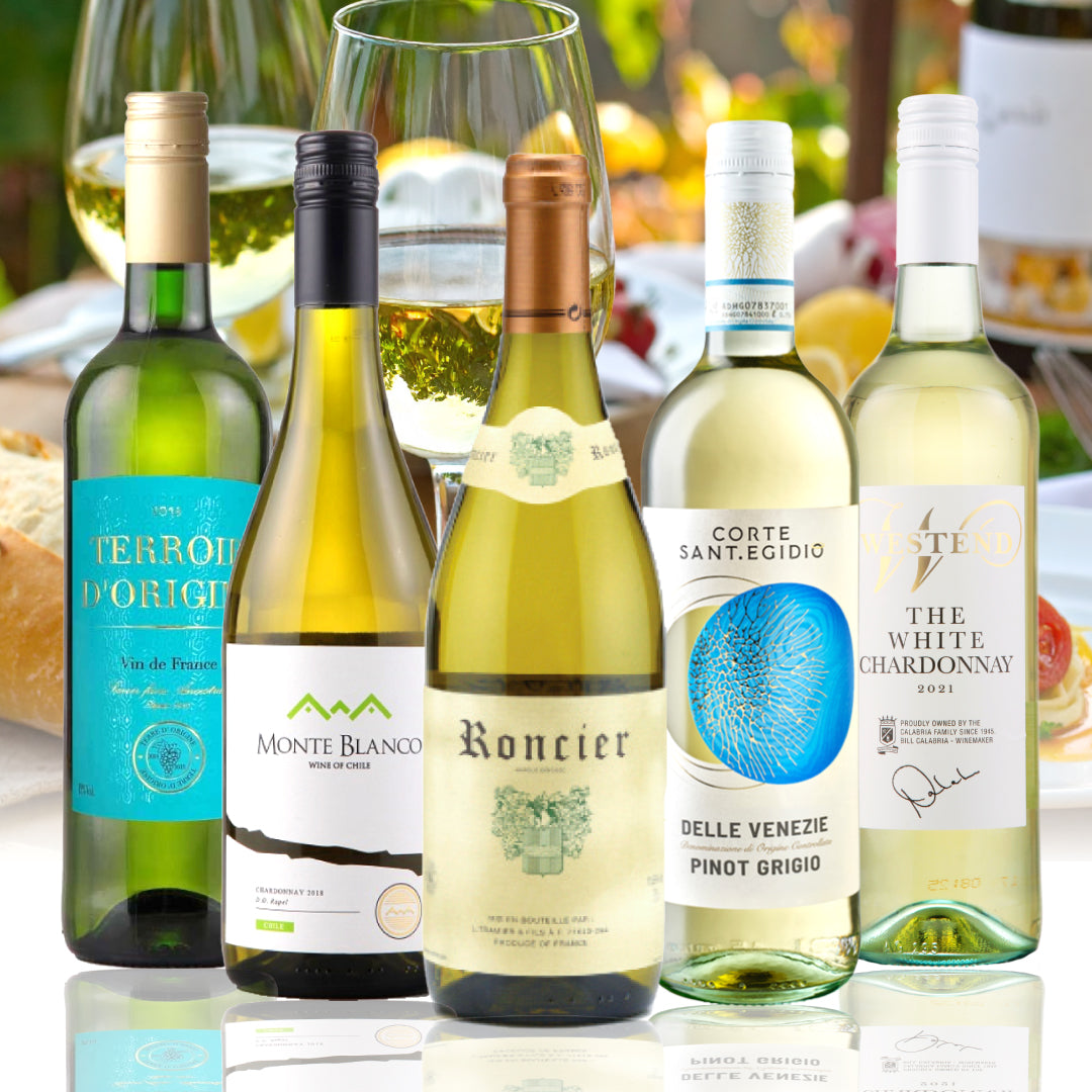 12月ワインバスケット うま得 エンジョイワイン 白 5本セット