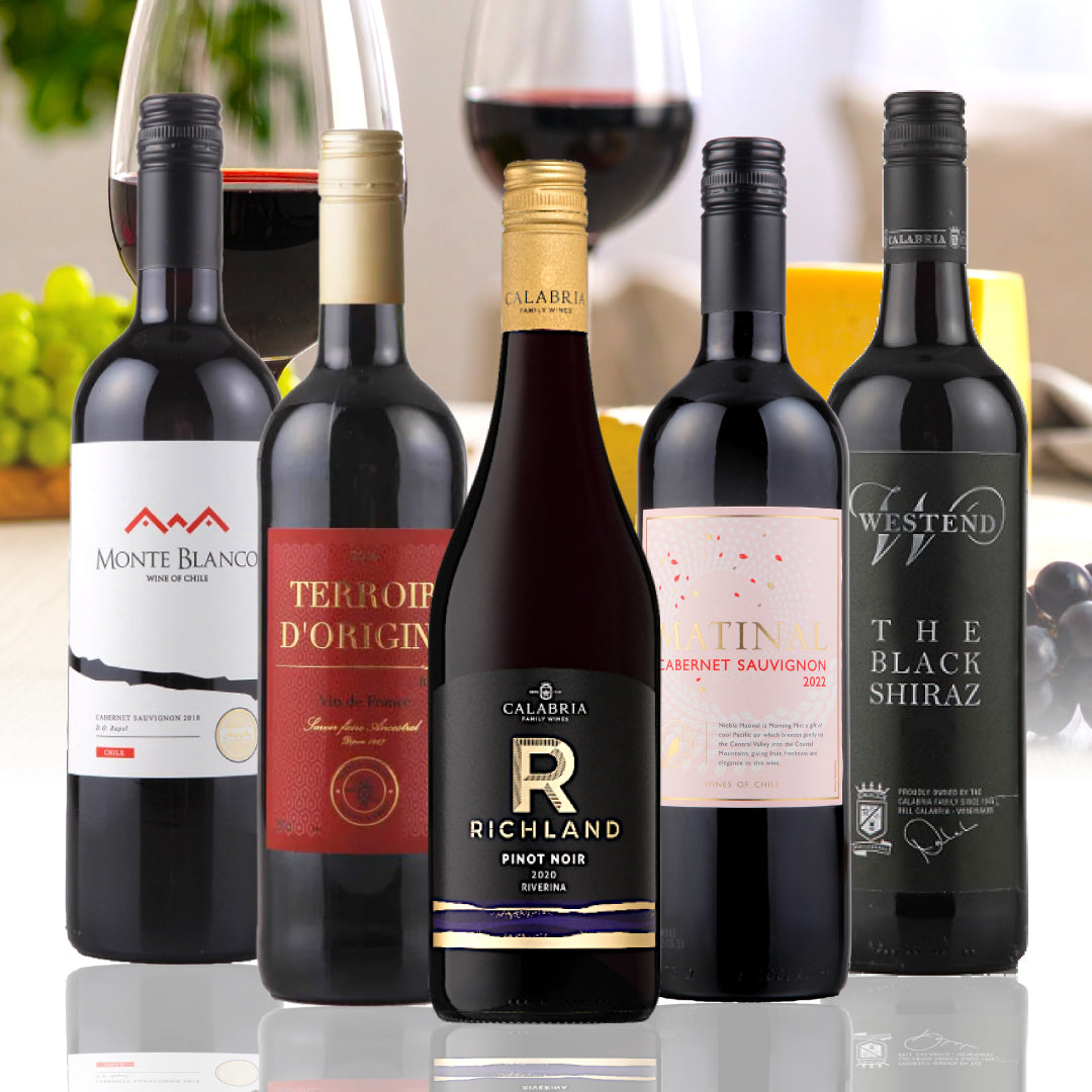 2月ワインバスケット うま得 エンジョイワイン 赤 5本セット