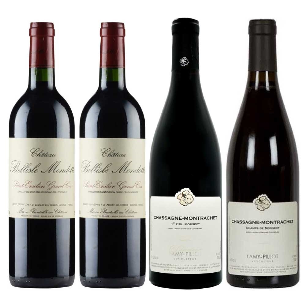 非売の蔵直ボルドー＆ブルゴーニュ赤ワイン4本セット: ワインセット｜ワイン通販・専門店 ヴィノスやまざき